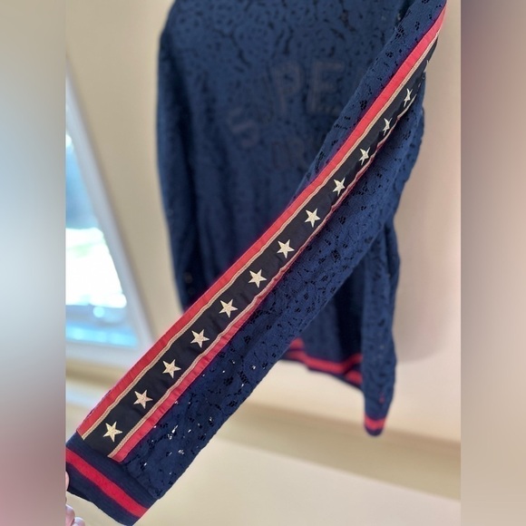 Super Dry  Rock Lace Long Sleeve Top - Picture 5 of 14